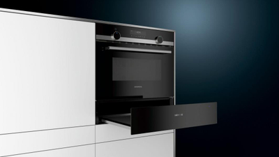 Sirtar ngrohës Siemens BI510CNR0, i integrueshëm, 400W, i zi