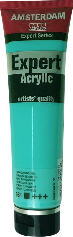 Bojë akrilike Amsterdam Expert Acrylic 661, 150ml, Turquoise Green, jeshile smerald