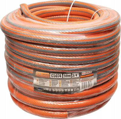 Zorrë kopshti Corona Richmann Premium, 3/4", 25 m, portokalli