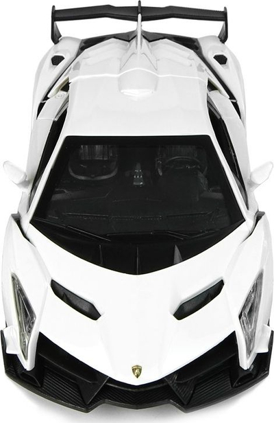 Makina me telekomandë Leantoys Lamborghini Veneno, R/C 1:24, e bardhë