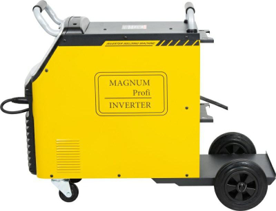 Aparat saldimi Magnum MIG 330 MMA IGBT V2, MIG MAG dhe MMA, me ekran LED, i verdhë