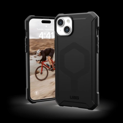 Mbrojtëse telefoni UAG Essential Armor për iPhone 15 Plus 6.7", me MagSafe, ngjyrë e zezë