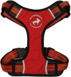 Shfren sportiv për qen All for Dogs Sports Harness, L, i kuq