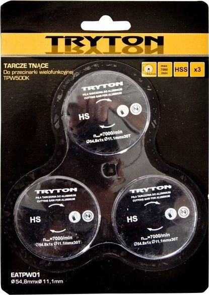 Set me tehe sharre Tryton, 54.8 mm, 3 copë