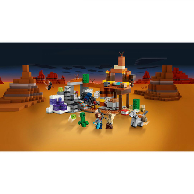 Set ndërtimi LEGO Minecraft Doll from Badlands 21263, lodër për lojëra me mend për kalamajtë