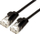 Kabllo rrjeti Roline Patch Cable, Cat6a, 0.5m, e zezë