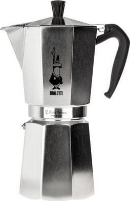 Xhezve Bialetti Moka Express EA18, 18 filxhanë, alumini, argjend