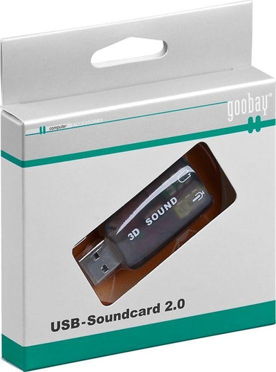 Kartë zëri Goobay USB-Soundcard 2.0, USB