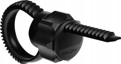 Mbajtëse timoni për telefon Fidlock Vacuum Handlebar Base Flex, deri 40mm, rrotullim 360°, e zezë