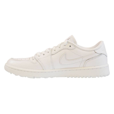 Këpuca golf Nike Jordan 1 Retro Low, Triple White, e bardhë