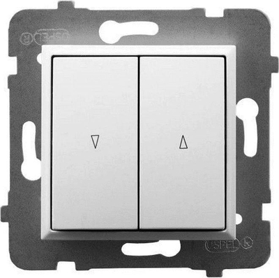 Çelës elektrik Ospel Aria (ŁP-7U / m / 00), për të verbër, i bardhë
