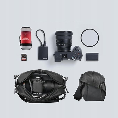 Çantë fotografike Ulanzi AB02, 9L, messenger, gri