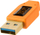 Kabllo Tether Tools TPro USB 3.0 Micro B me kënd djathtas, 4.6m, portokalli