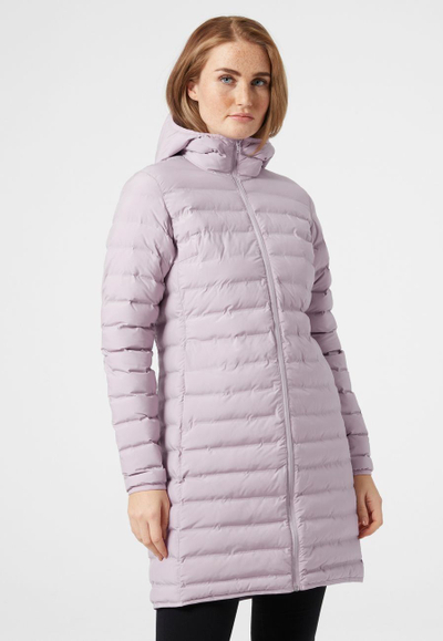 Pallto Helly Hansen Urban Liner Coat, për goca, me kapuç, vjollcë e çelët