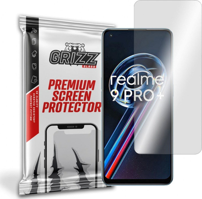 Xham mbrojtës hibrid GrizzGlass për Realme 9 Pro Plus, shumë i kthjellët, me shtresë kundër yndyrës