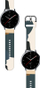 Rrip ore HurTel Strap Moro për Samsung Galaxy Watch 42mm, silikoni, dizajn camo