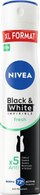 Antiperspirant sprej Nivea Black & White Invisible Fresh, 200 ml