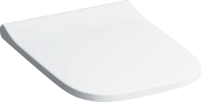 Ule tualeti Geberit Smyle Square Slim, Soft Close, Quick Release, e bardhë