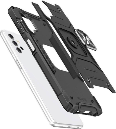 Mbrojtëse telefoni Wozinsky Ring Armor Samsung Galaxy A13 5G, me unazë magnetike, e zezë