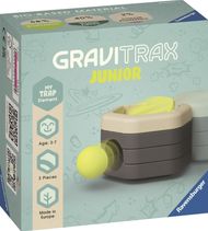 Set zgjerues Ravensburger Gravitrax Junior Expansion Trap, për pistë guralecësh, 3 pjesë, shumëngjyrësh