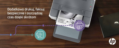 Печатер HP LaserJet M209DW, моно, безжичен, бел