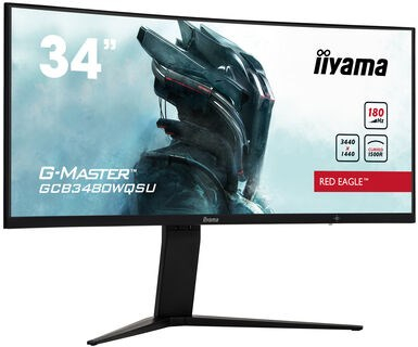 Monitor gaming iiyama G-Master GCB3480WQSU Red Eagle, 34", 3440x1440, 180Hz, i zi