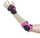 Set mbrojtës Nils Extreme H210, madhësia L, black pink