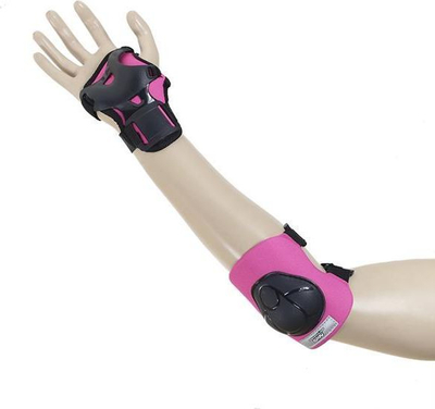 Set mbrojtës Nils Extreme H210, madhësia L, black pink