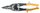 Gërshërë krasitjeje Top Tools (01A997), 250 mm, të verdha/zeza