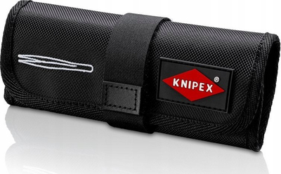Set pincetash precize Knipex, 5 copë, për elektronikë SMD ESD, me këllëf i zi