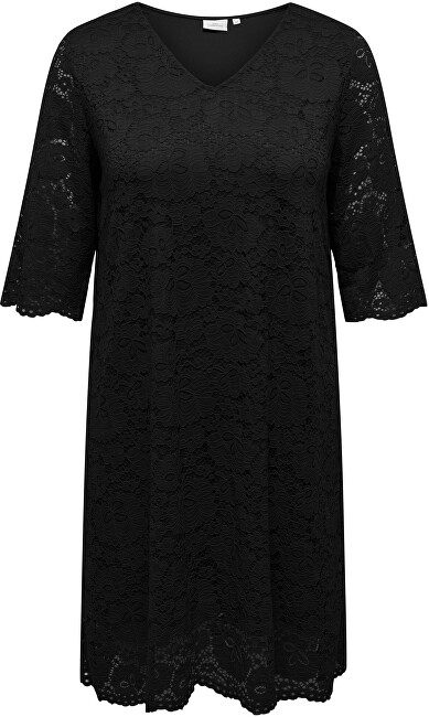 Fustan për femra Only Carmakoma Carsummer Regular Fit, i zi