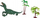 Lodër dinosaur Smily Play Raptor, dritë, tinguj