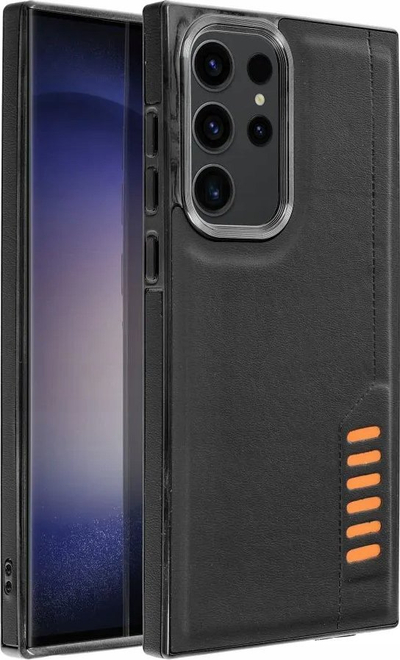 Mbulesë telefoni MILANO Case për Samsung S22 Ultra, me kapak, e zezë