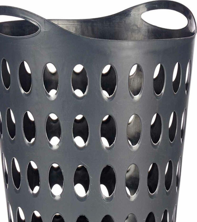 Shportë rrobash plastike Anthracite, 50L, 40 x 57 x 42 cm, gri antracit