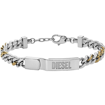 Byzylyk për meshkuj Diesel DX1457931, i argjendtë