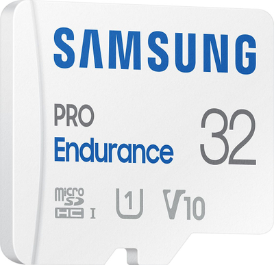 Kartë kujtese Samsung Pro Endurance, 32GB, microSDHC, e bardhë