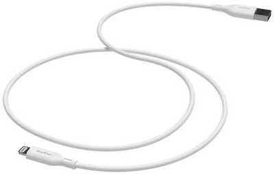 Kabllo karikimi Mophie Essentials, USB A në Lightning, 3m, 12W, e bardhë