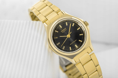 Orë dore Casio LTP-1130N-1A, quartz, e artë