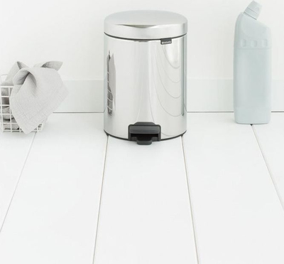 Kosh plehrash Brabantia New Icon, 5L, çelik inox, argjendtë