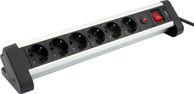 Zgjatues elektrik Olympia SL 2625 S, 1.5m, 6 dalje AC, i zi argjendtë