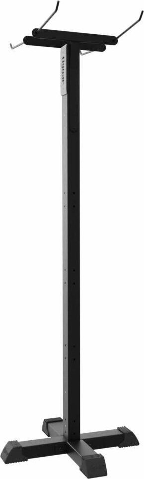 Raf dyshekësh tiguar double sided mat rack, mban gjer në 40 dyshekë, çelik, i zi