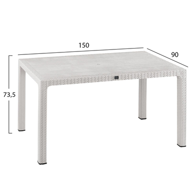 Set ngrënieje 5-pjesësh tav. 150×90 + krahëse (HM11719)
