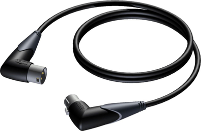 Kabllo audio Procab CLA904, XLR në XLR, 5m, e zezë