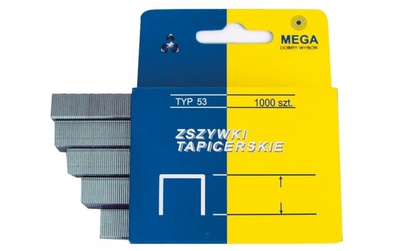 Kapëse staples MEGA, lloji 53, 14 mm, 1000 copë