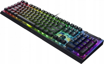Tastierë gaming Razer BlackWidow V4 X Fortnite Edition, mekanike, RGB, me kabllo USB, layout US, e zezë