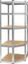 Raft metalik këndor Rebel RB-1254, me 5 rafte, 180x40x70 cm, set me 2 copë