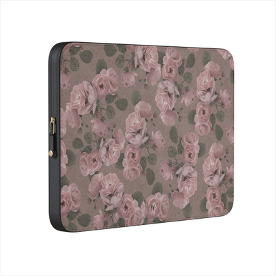 Mbajtëse laptopi Burga BFF, 16", me zinxhir, lule roze