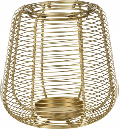 Mbajtës qirinjsh Home &amp; Styling Collection, 17.5 cm, ari