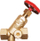 Valvul këndore Stroemax Fig.4115 1411501, 1/2", bronzi, kapak i kuq