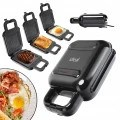 Tostierë multifunksionale Eldom Mini, grill kontakti, 750W, e zezë